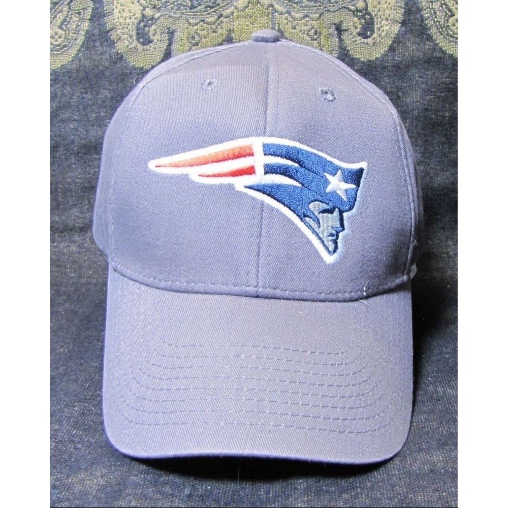 NFL Baseball Cap Unisex OS Gray‎ Excellent Patriots Embroidered Cotton